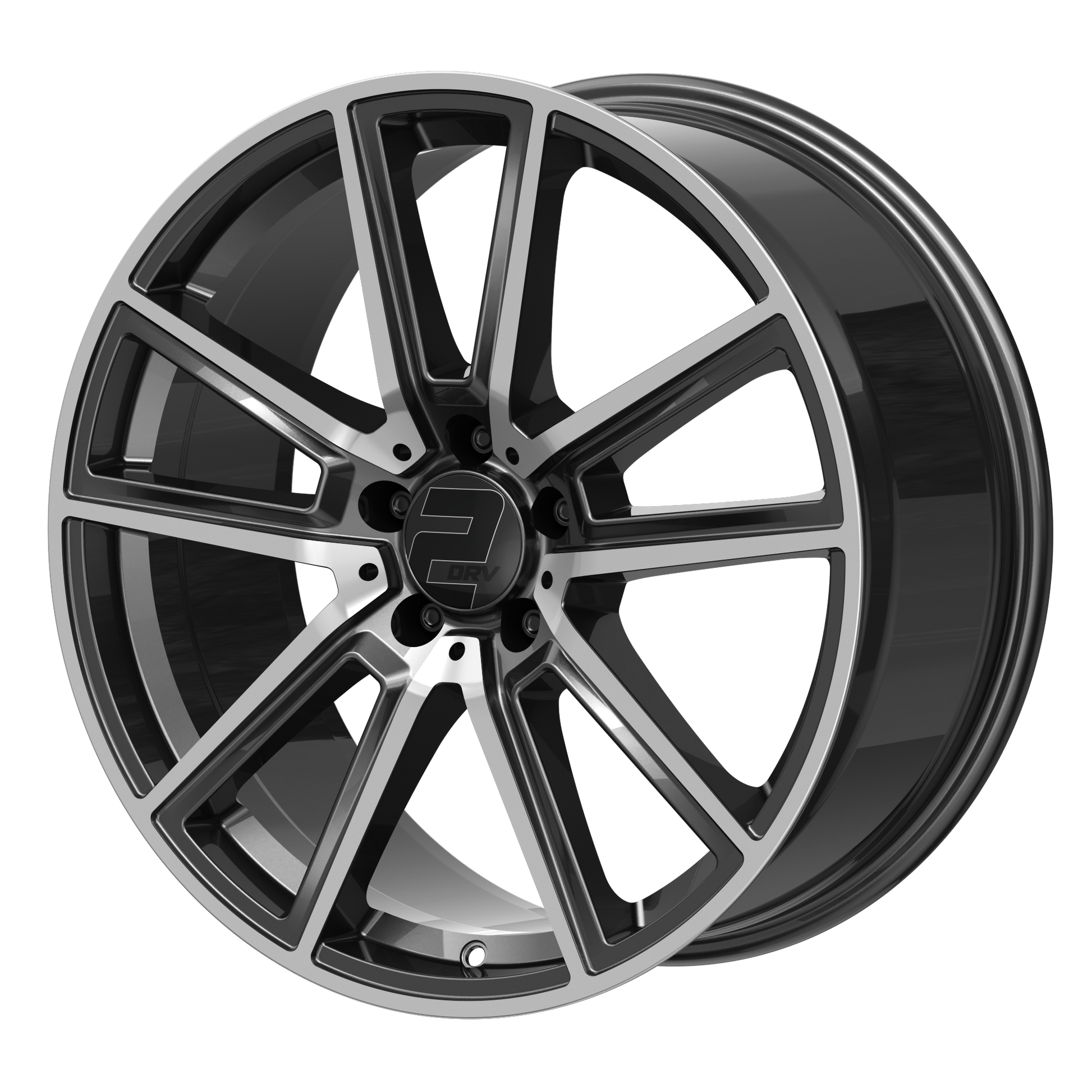 2DRV Felge WH30 Daytona Grau Hochglanzpoliert