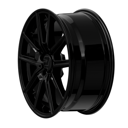 2DRV Felge WH30 Schwarz glänzend lackiert