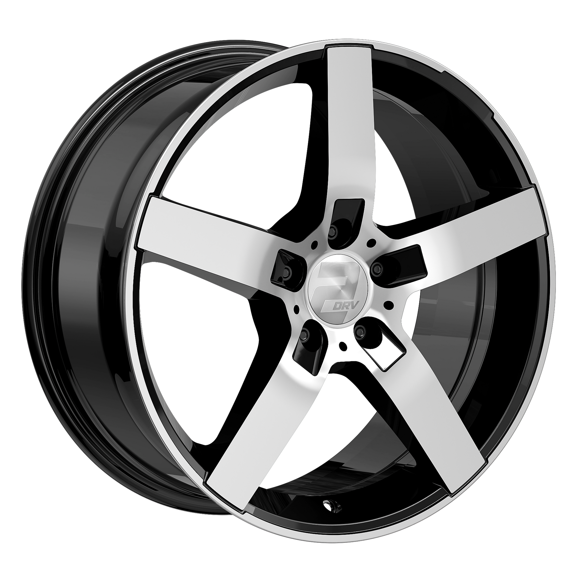 2DRV Felge WH31 Schwarz Hochglanzpoliert