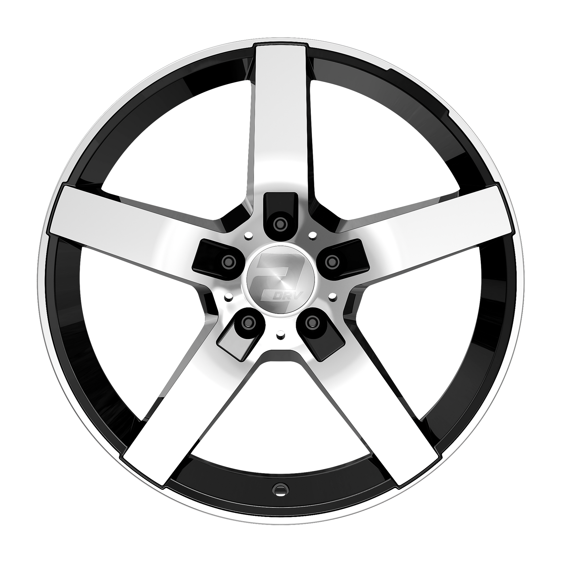 2DRV Felge WH31 Schwarz Hochglanzpoliert