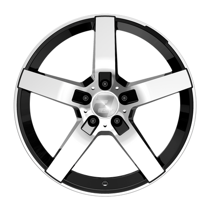 2DRV Felge WH31 Schwarz Hochglanzpoliert