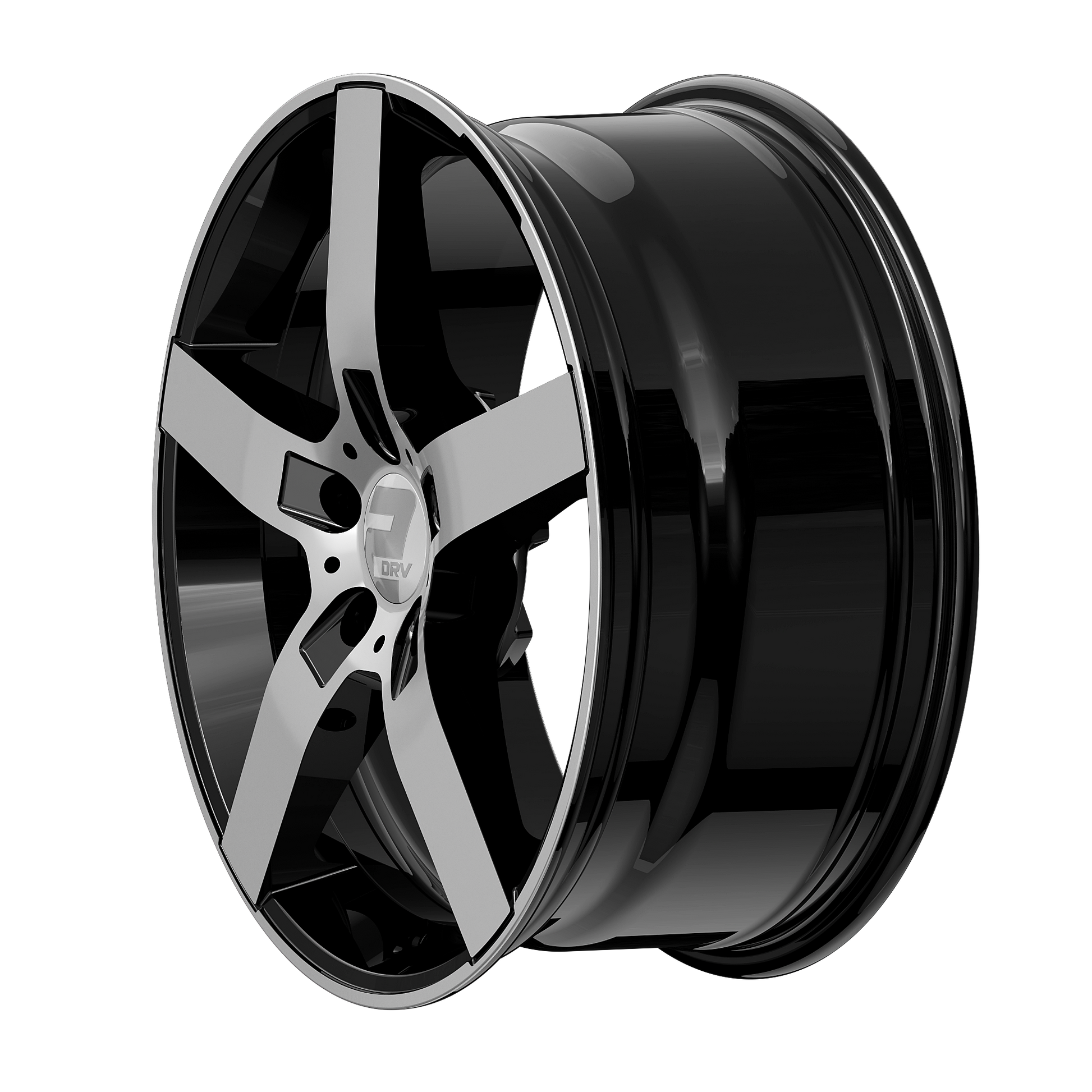 2DRV Felge WH31 Schwarz Hochglanzpoliert