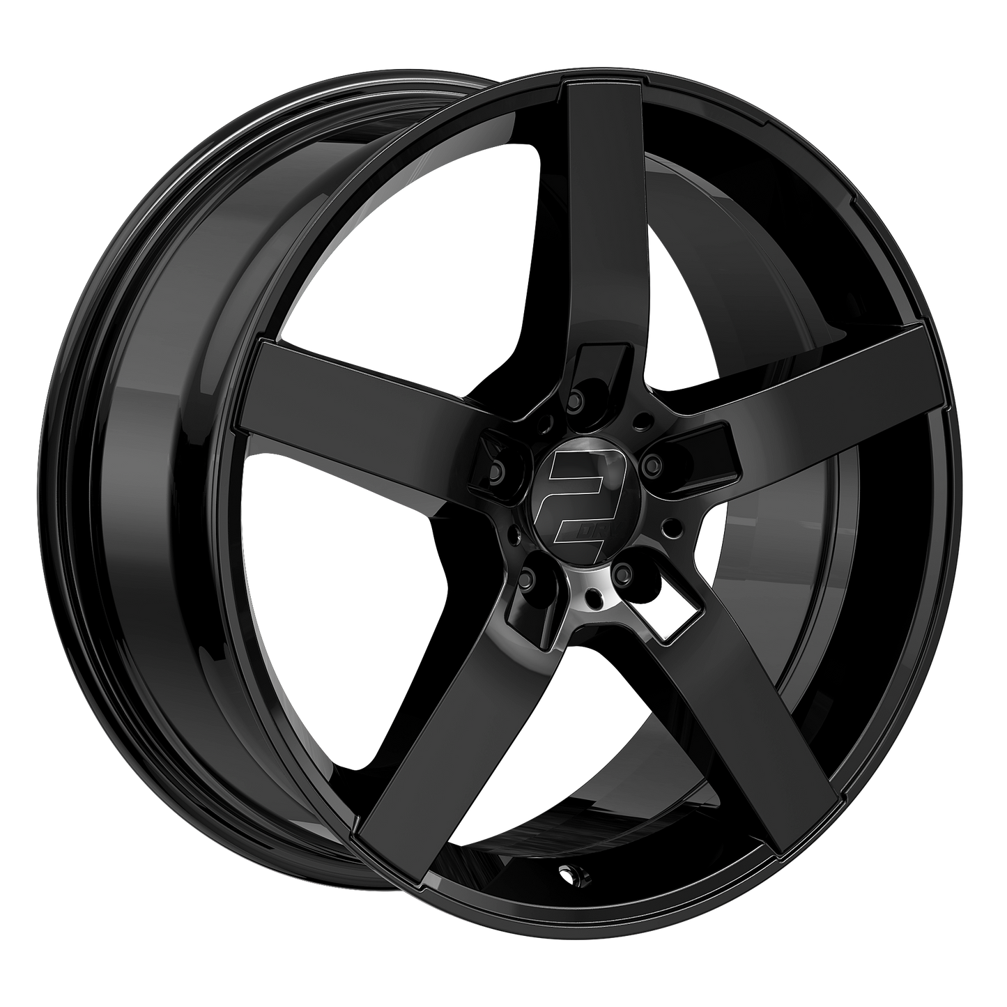 2DRV Felge WH31 Schwarz glänzend lackiert