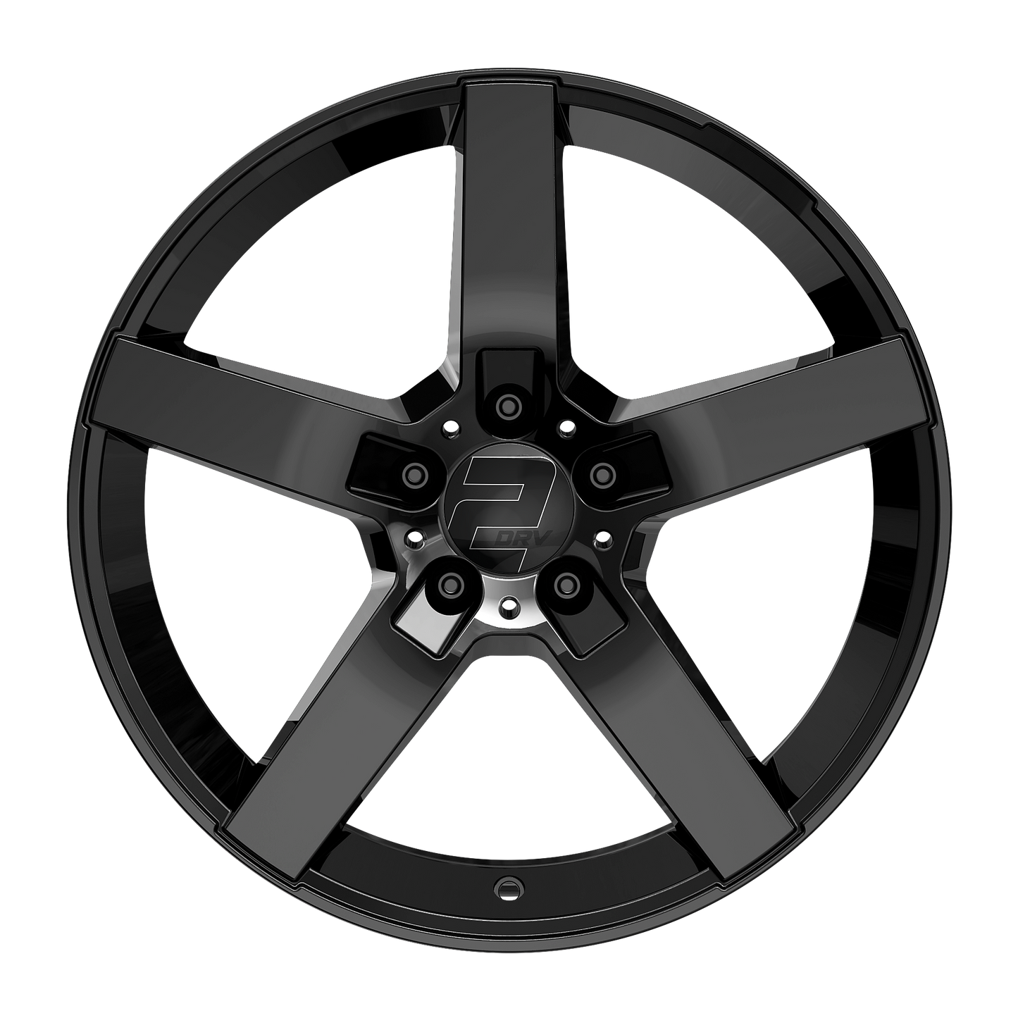 2DRV Felge WH31 Schwarz glänzend lackiert