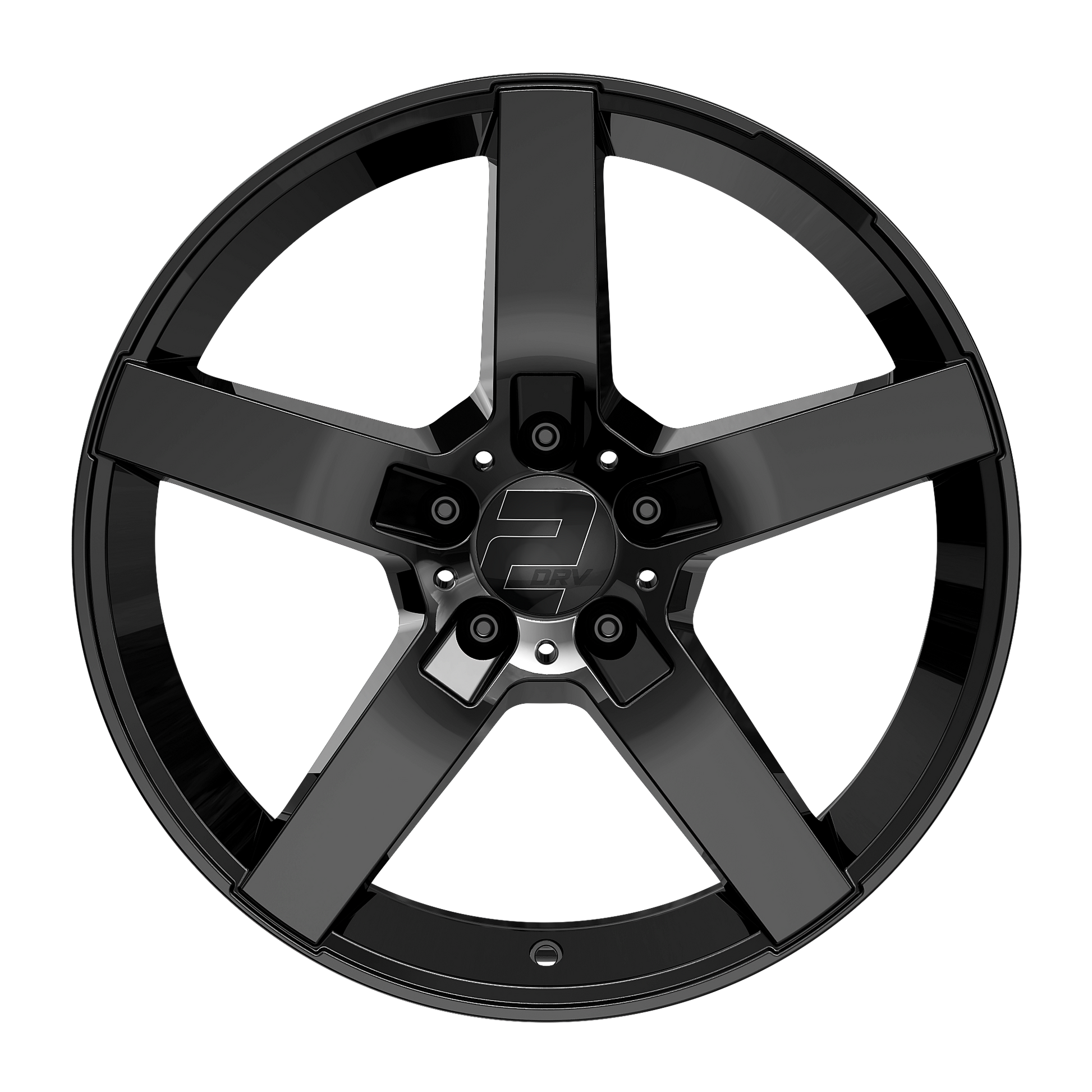 2DRV Felge WH31 Schwarz glänzend lackiert