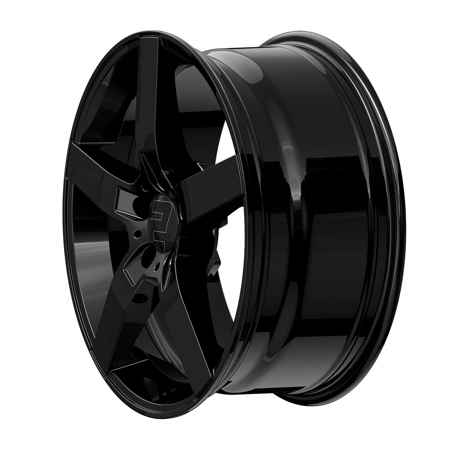 2DRV Felge WH31 Schwarz glänzend lackiert