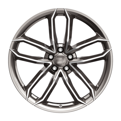 2DRV Felge WH33 Platin Grau Hochglanzpoliert
