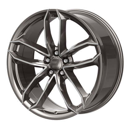 2DRV Felge WH33 Platin Grau Hochglanzpoliert