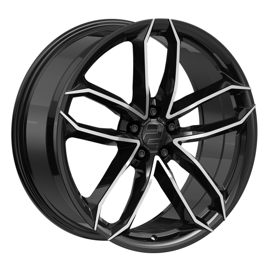 2DRV Felge WH33 Schwarz Hochglanzpoliert