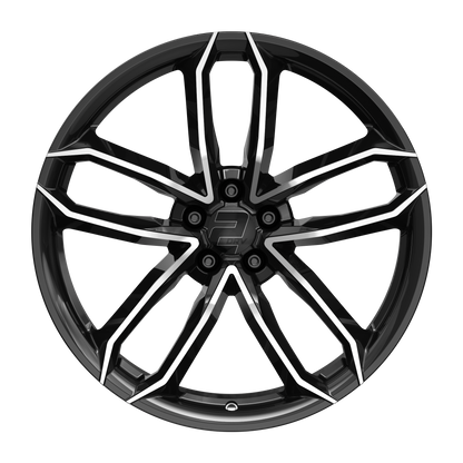 2DRV Felge WH33 Schwarz Hochglanzpoliert