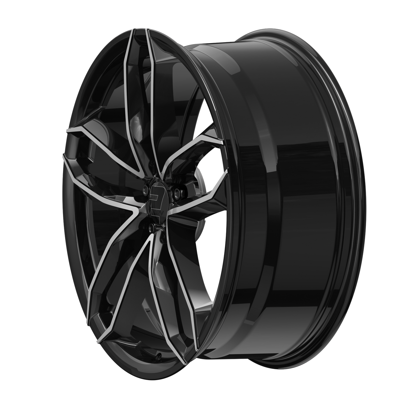 2DRV Felge WH33 Schwarz Hochglanzpoliert