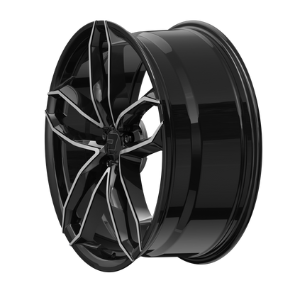 2DRV Felge WH33 Schwarz Hochglanzpoliert