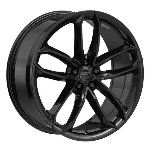 2DRV Felge WH33 Schwarz glänzend lackiert