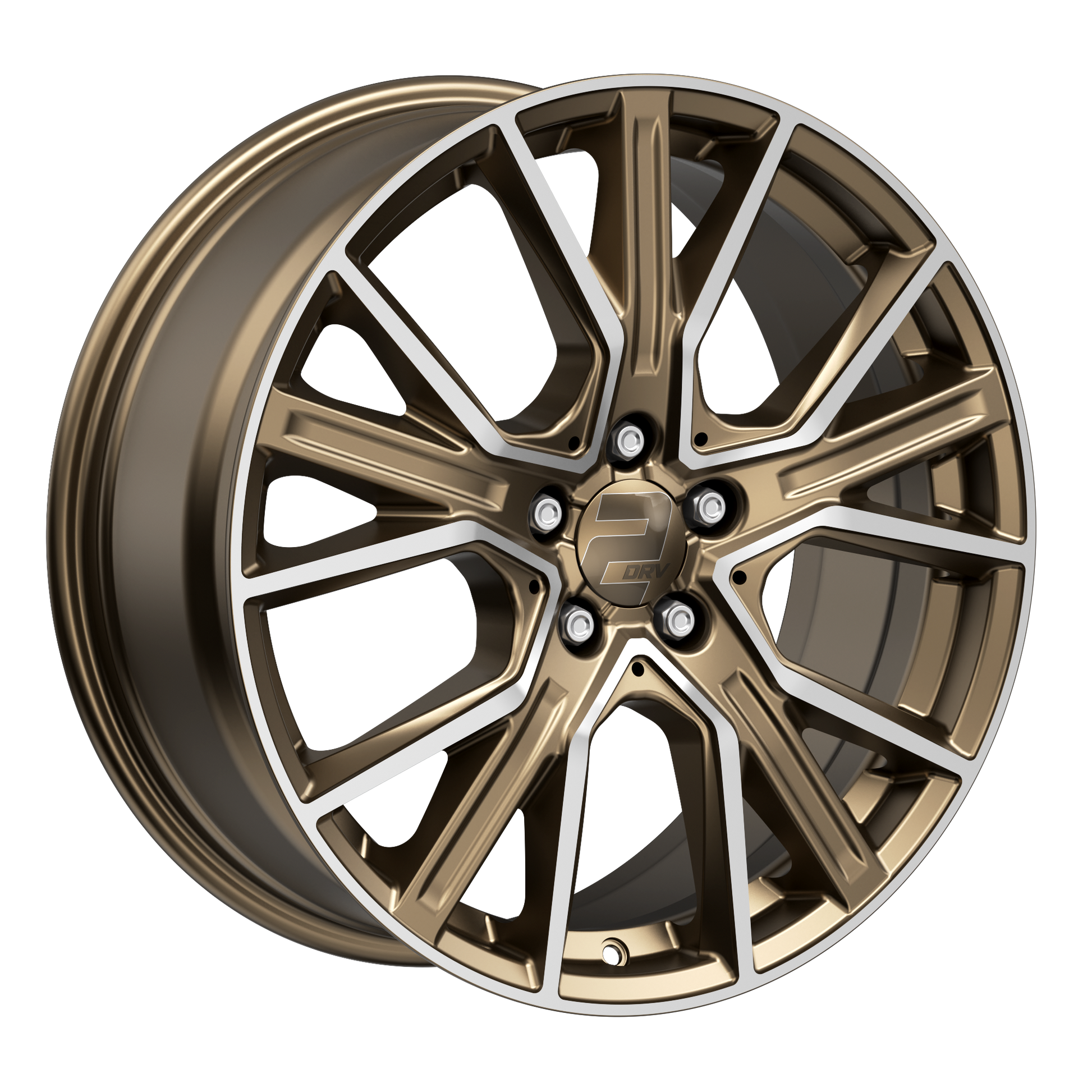 2DRV Felge WH34 Bronze matt Hochglanzpoliert