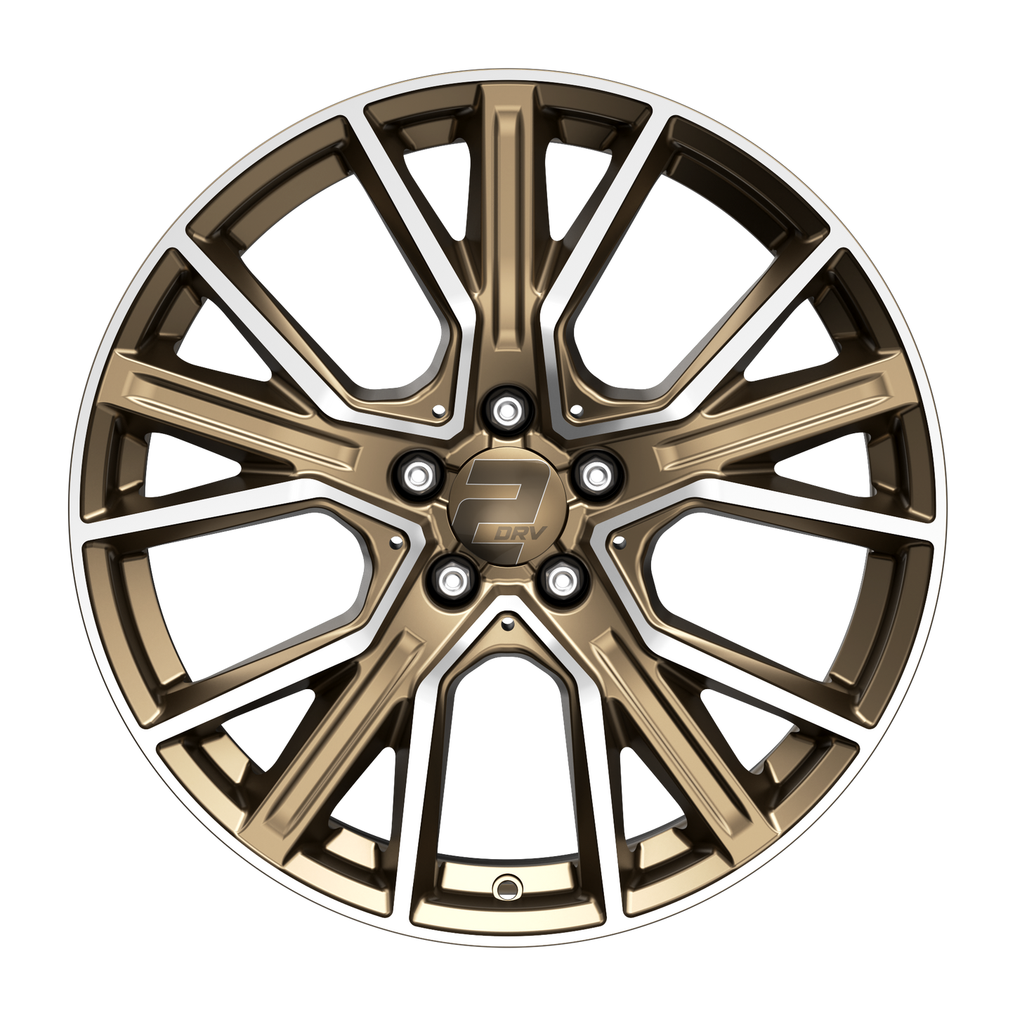 2DRV Felge WH34 Bronze matt Hochglanzpoliert