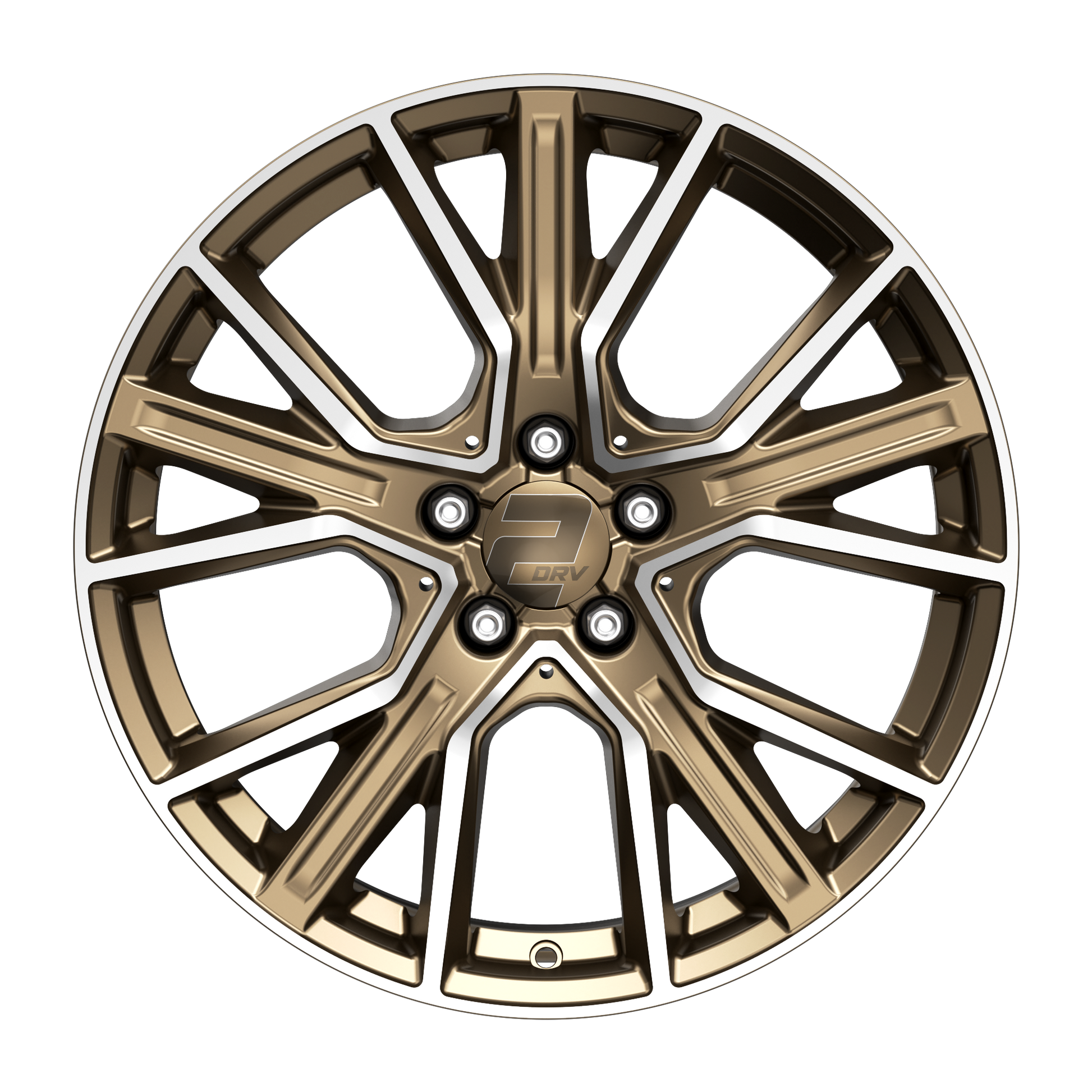 2DRV Felge WH34 Bronze matt Hochglanzpoliert