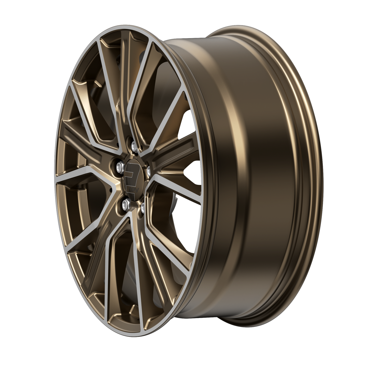 2DRV Felge WH34 Bronze matt Hochglanzpoliert