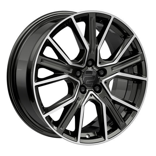2DRV Felge WH34 Dark Gunmetal Hochglanzpoliert