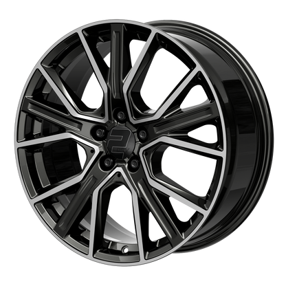 2DRV Felge WH34 Dark Gunmetal Hochglanzpoliert