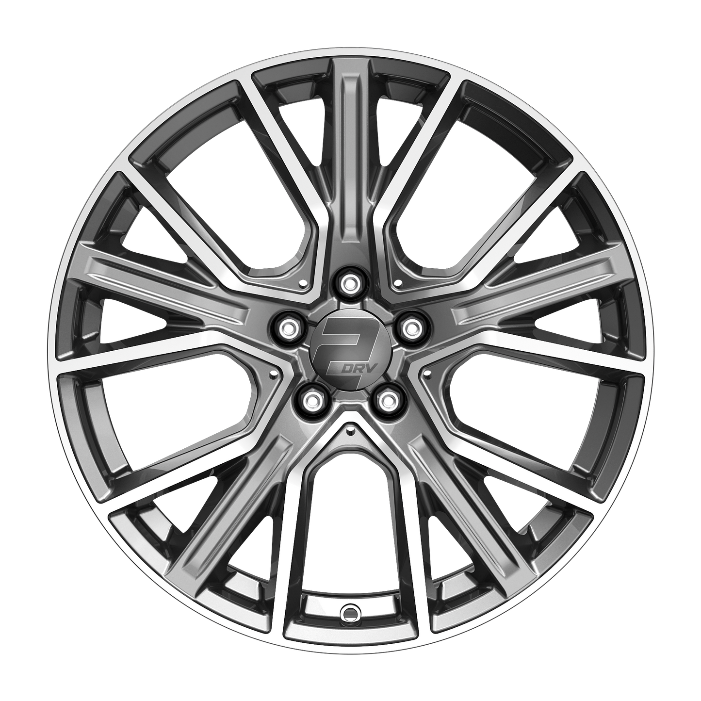 2DRV Felge WH34 Daytona Grau Hochglanzpoliert