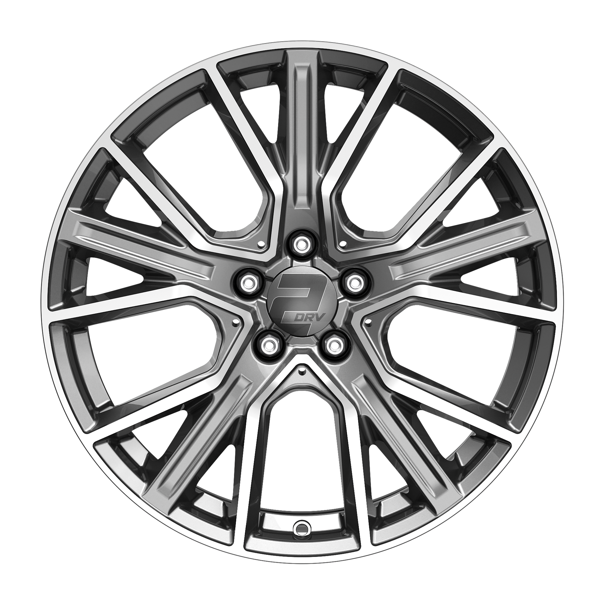 2DRV Felge WH34 Daytona Grau Hochglanzpoliert