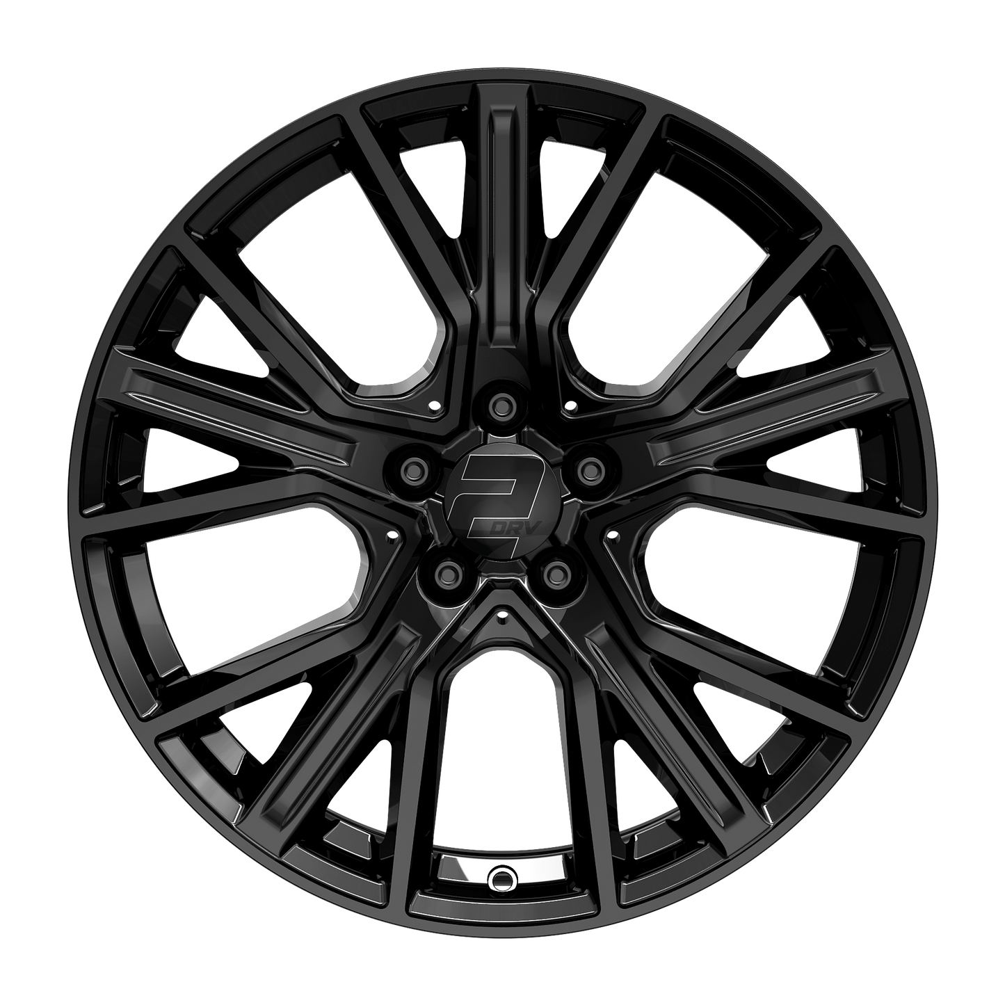 2DRV Felge WH34 Schwarz glänzend lackiert