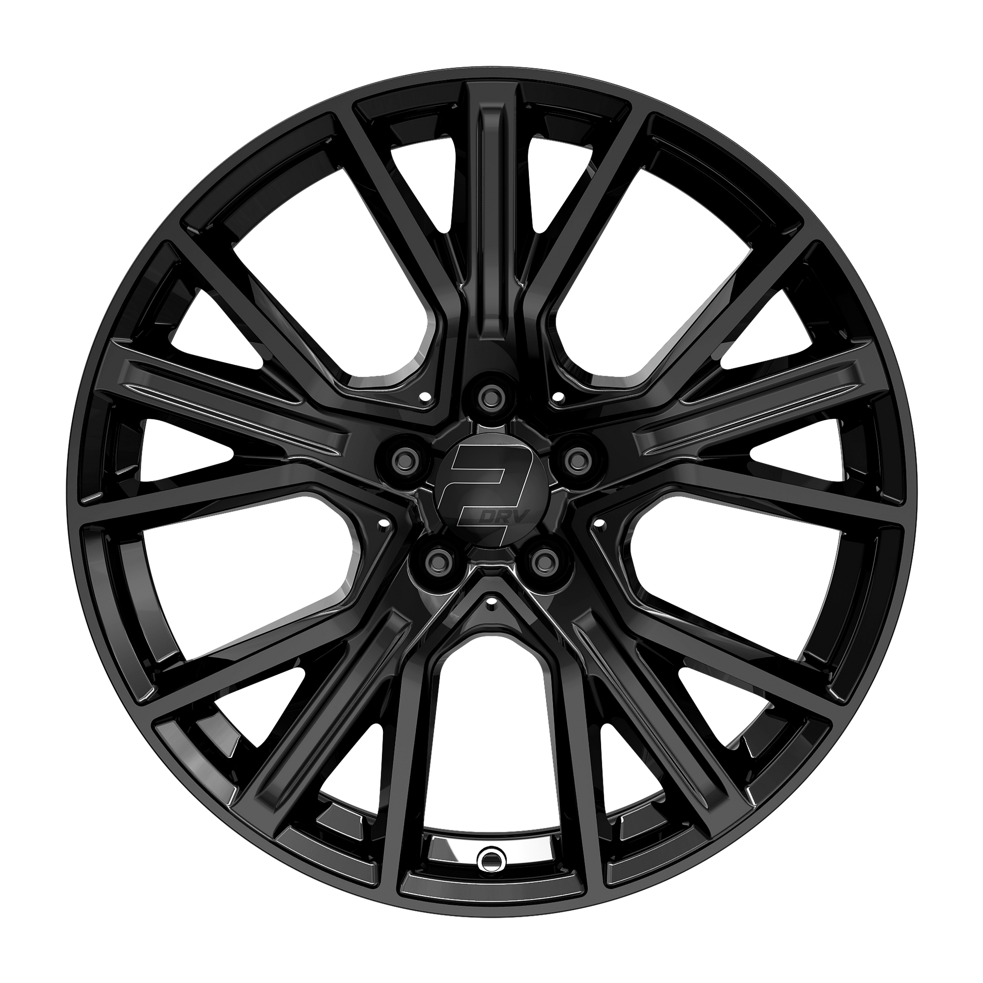 2DRV Felge WH34 Schwarz glänzend lackiert