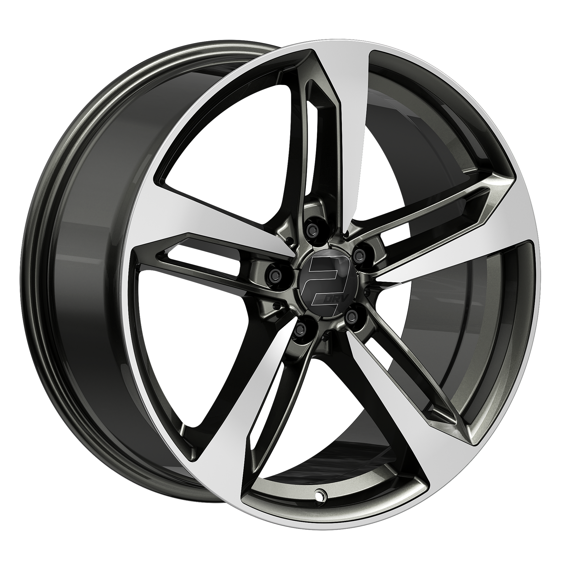 2DRV Felge WH36 Dark Gunmetal Hochglanzpoliert