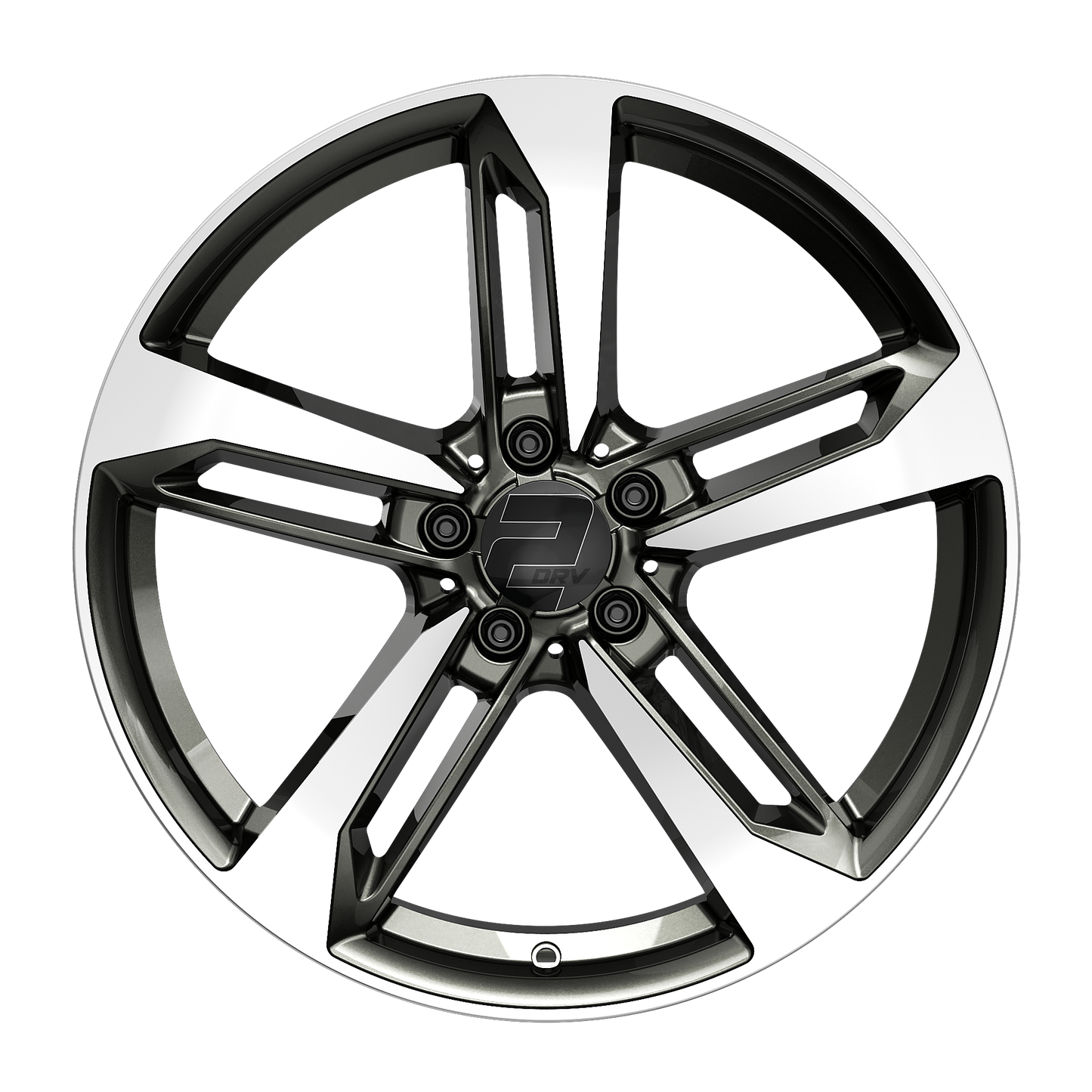 2DRV Felge WH36 Dark Gunmetal Hochglanzpoliert