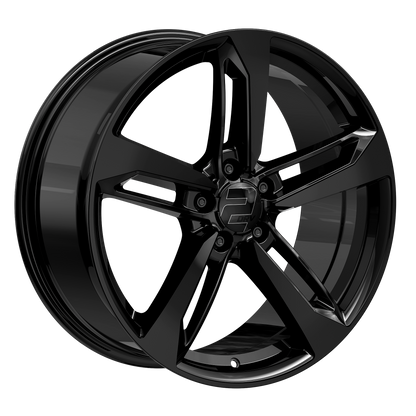 2DRV Felge WH36 Schwarz glänzend lackiert