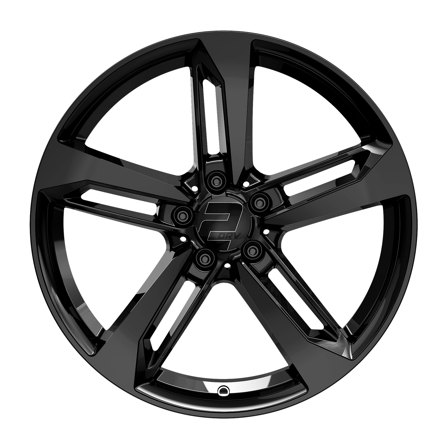 2DRV Felge WH36 Schwarz glänzend lackiert