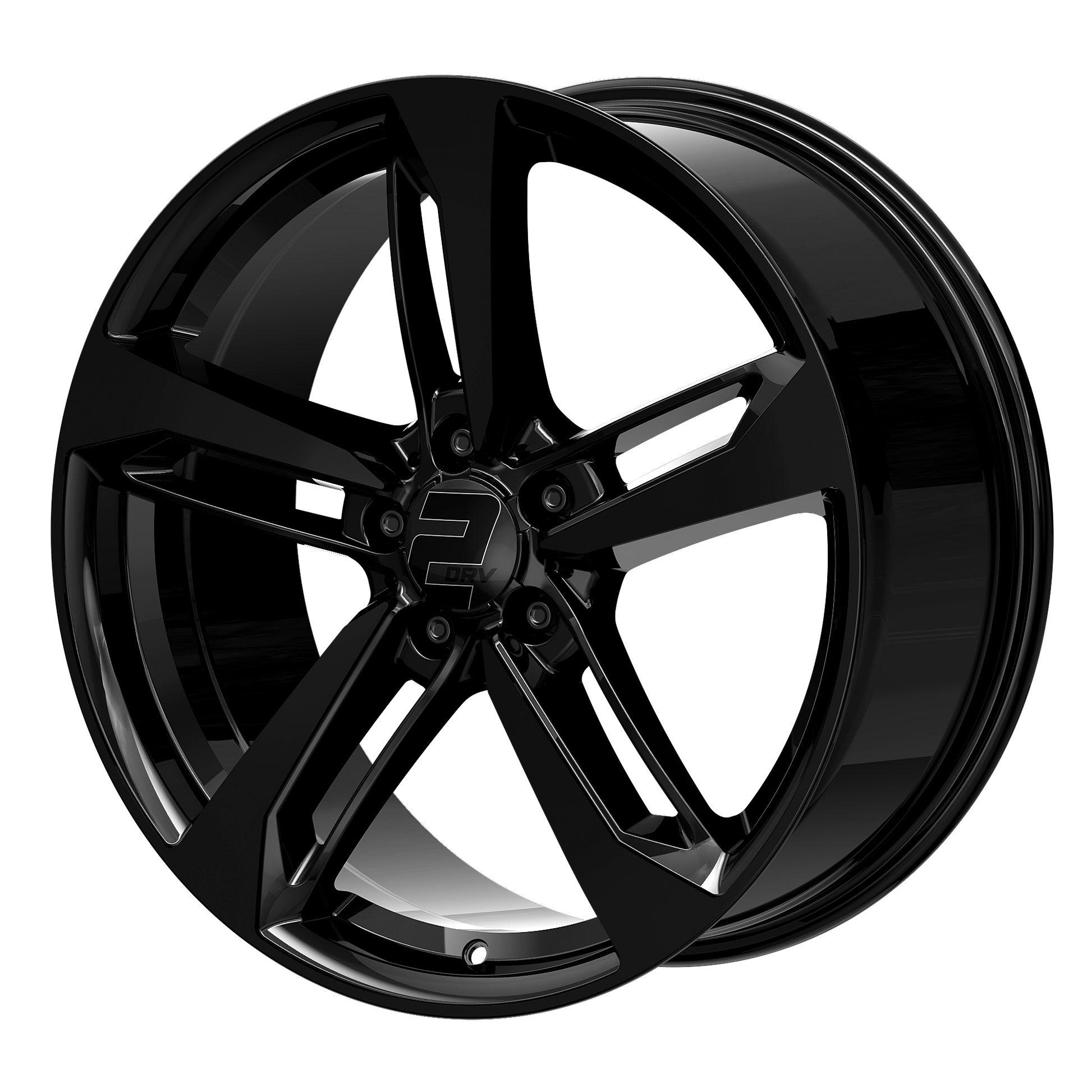 2DRV Felge WH36 Schwarz glänzend lackiert