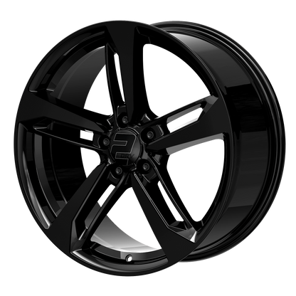 2DRV Felge WH36 Schwarz glänzend lackiert