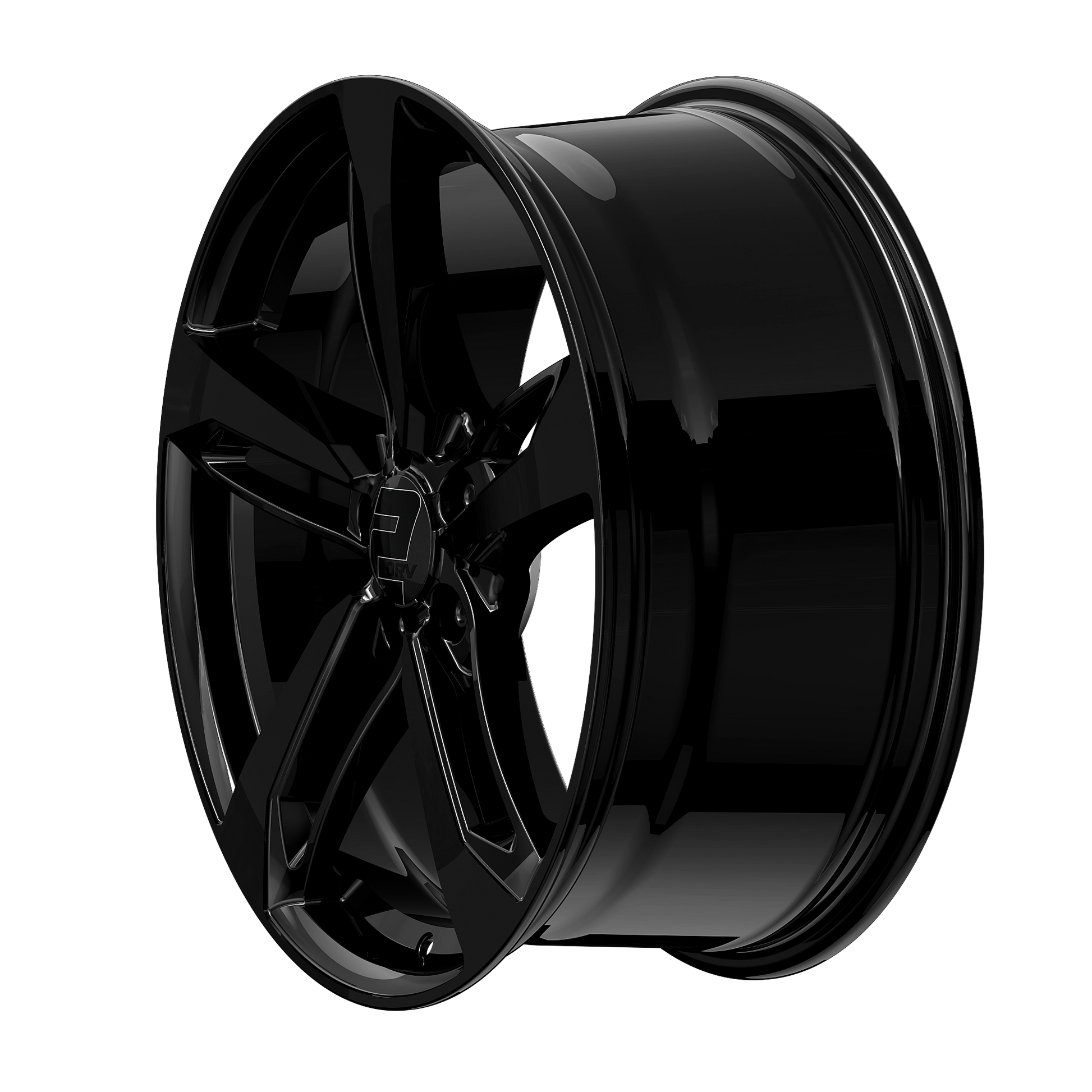 2DRV Felge WH36 Schwarz glänzend lackiert