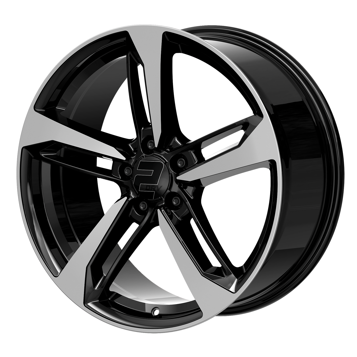 2DRV Felge WH36 Schwarz Hochglanzpoliert