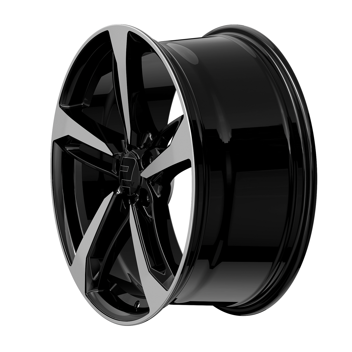 2DRV Felge WH36 Schwarz Hochglanzpoliert
