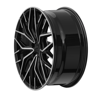 2DRV Felge WH37 Schwarz Hochglanzpoliert