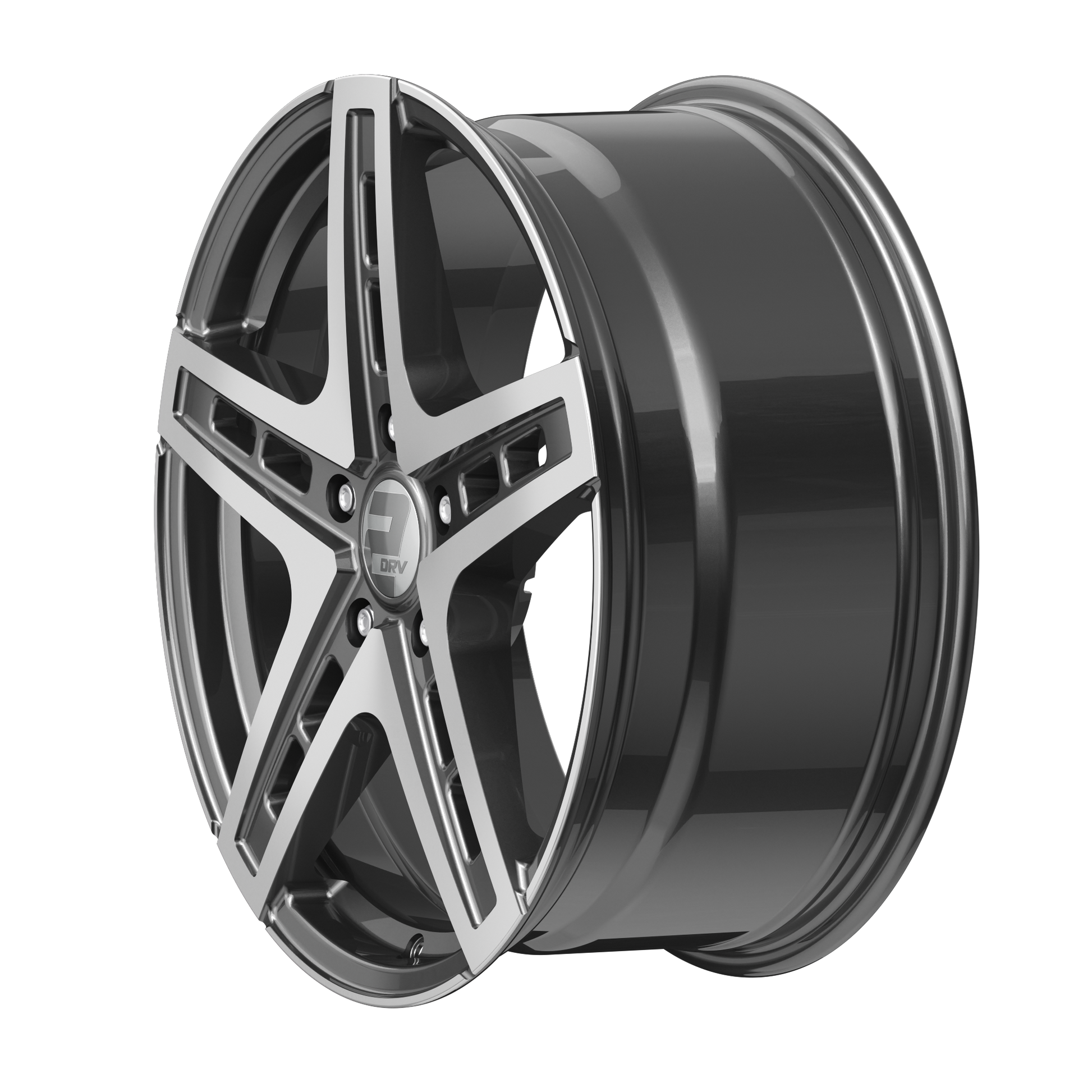 2DRV Felge WH38 Daytona Grau Hochglanzpoliert