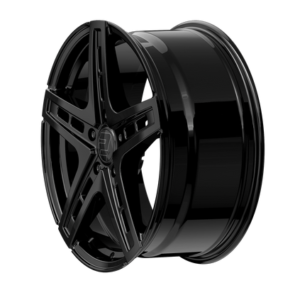 2DRV Felge WH38 Schwarz glänzend lackiert