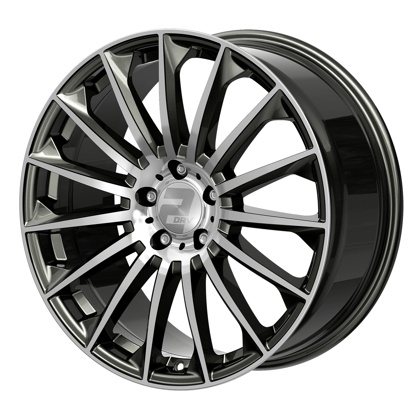 2DRV Felge WH39 Dark Gunmetal Hochglanzpoliert