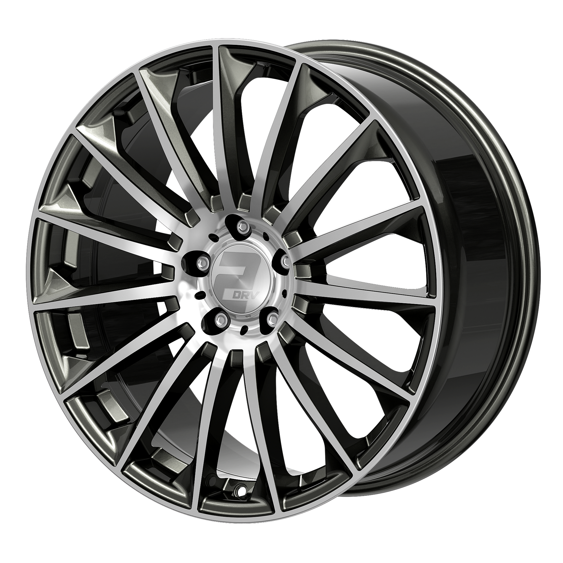 2DRV Felge WH39 Dark Gunmetal Hochglanzpoliert