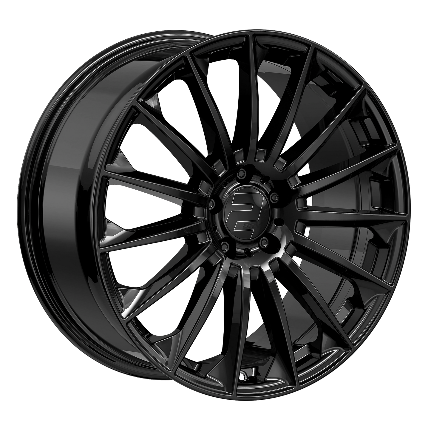 2DRV Felge WH39 Schwarz glänzend lackiert