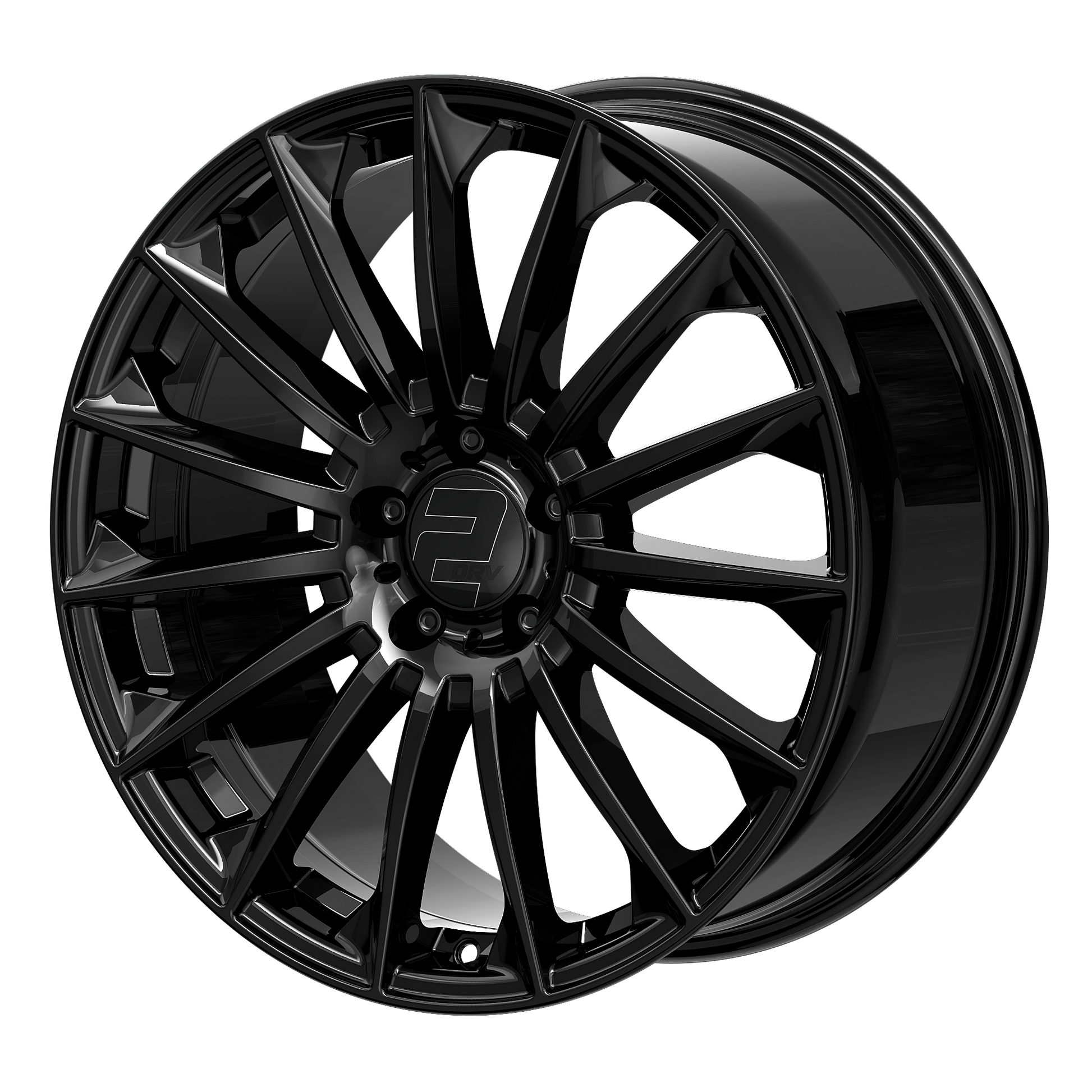 2DRV Felge WH39 Schwarz glänzend lackiert