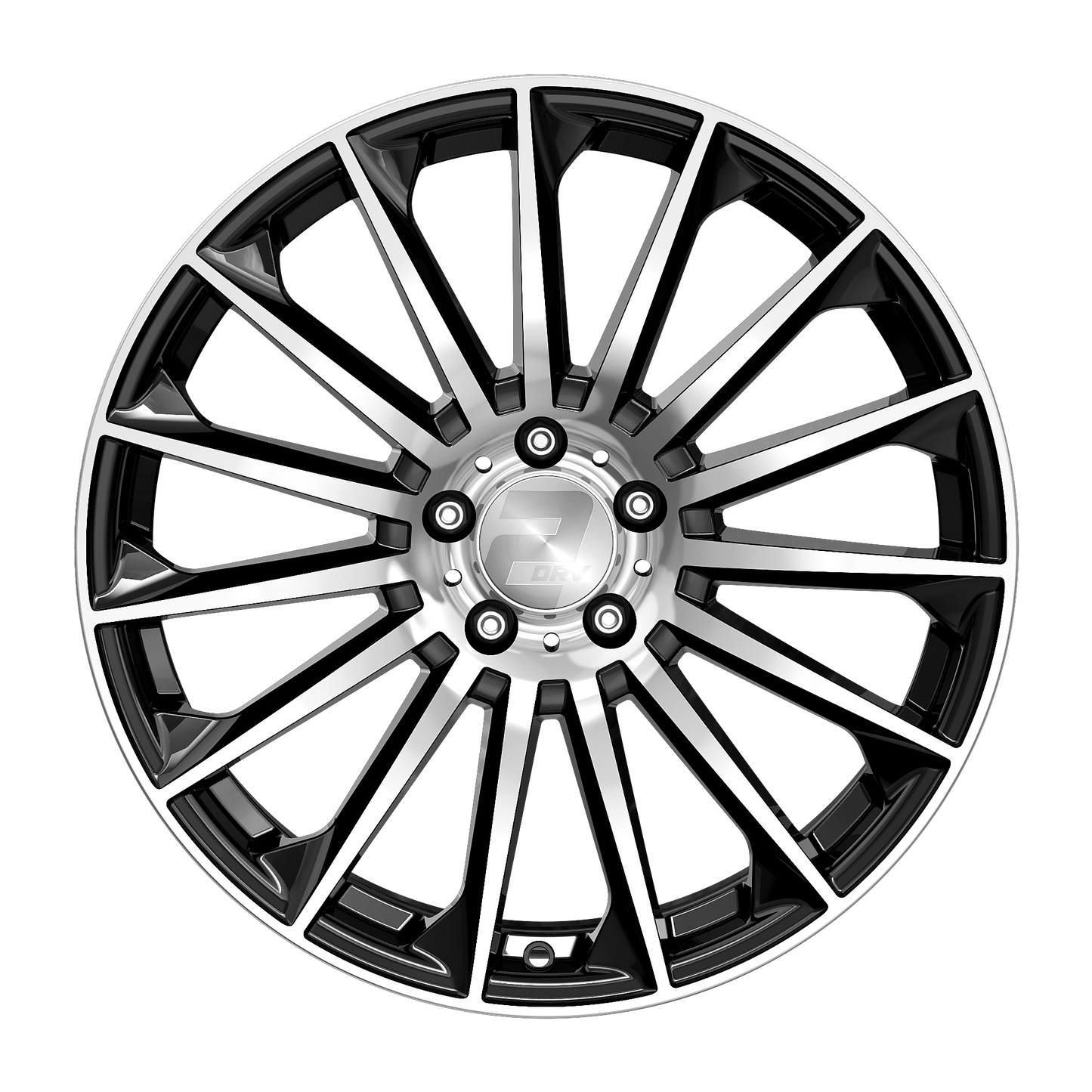2DRV Felge WH39 Schwarz Hochglanzpoliert