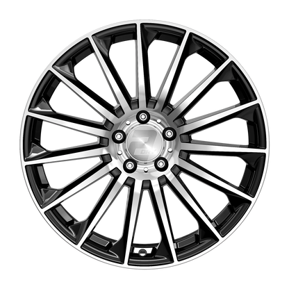 2DRV Felge WH39 Schwarz Hochglanzpoliert