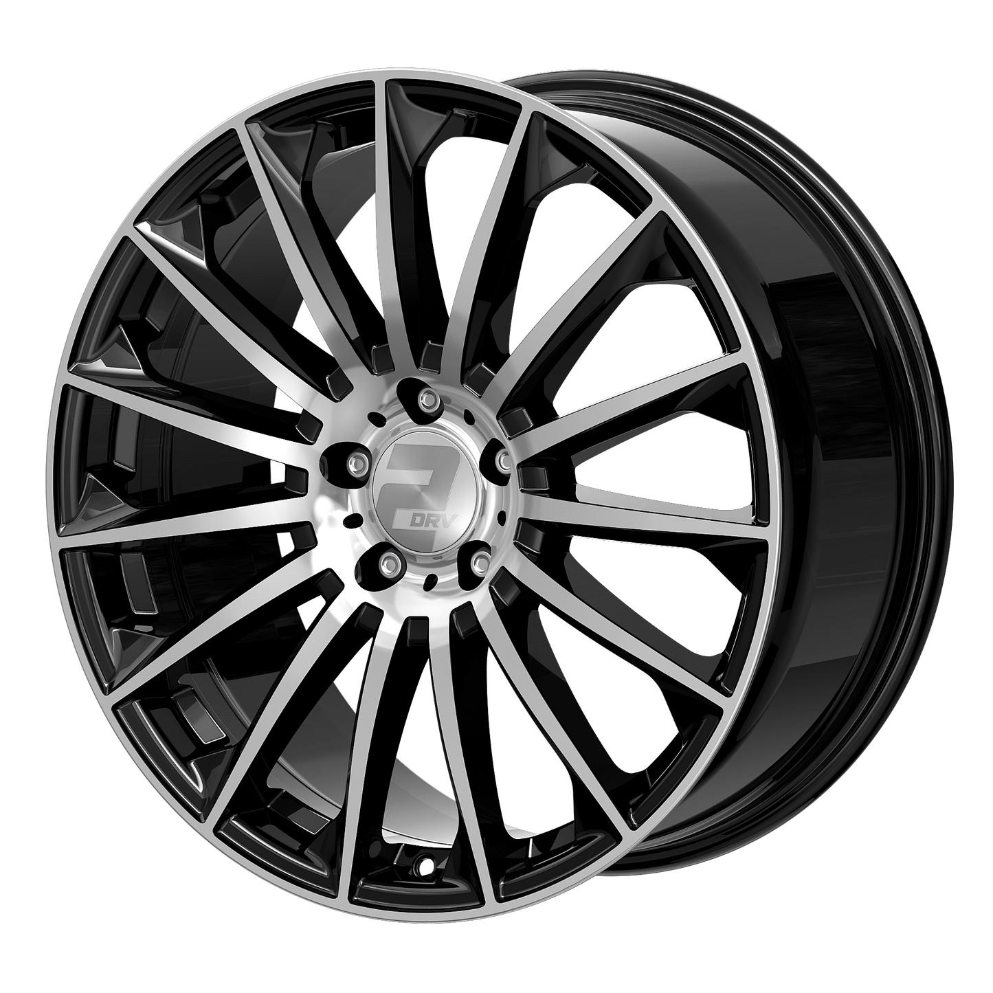 2DRV Felge WH39 Schwarz Hochglanzpoliert