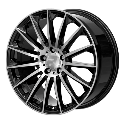 2DRV Felge WH39 Schwarz Hochglanzpoliert