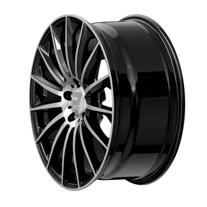 2DRV Felge WH39 Schwarz Hochglanzpoliert