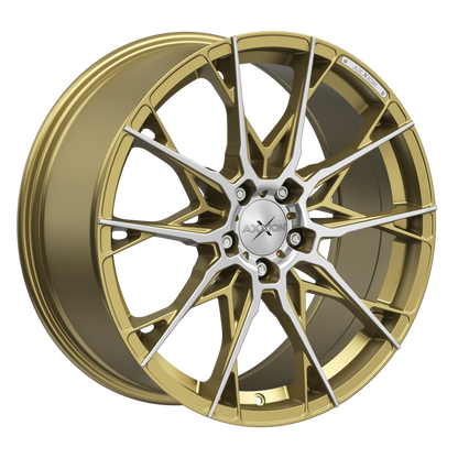 AXXION Felge X1 Gold Matt poliert