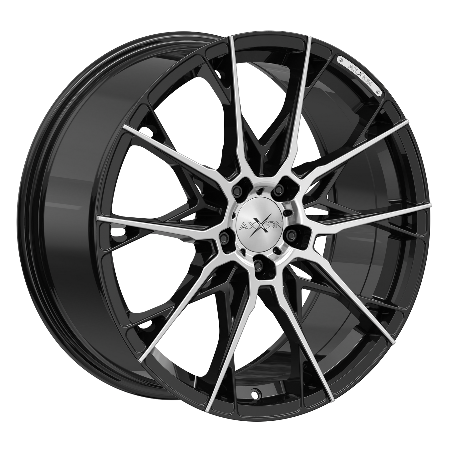 AXXION Felge X1 Schwarz Hochglanzpoliert
